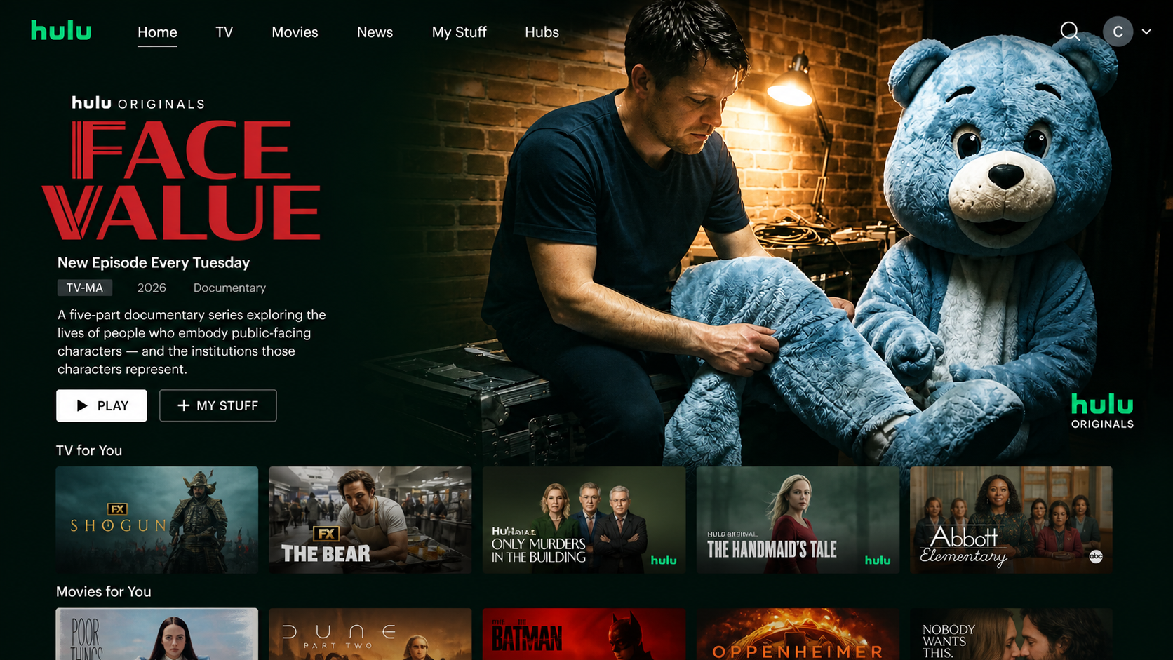 Face value hulu series