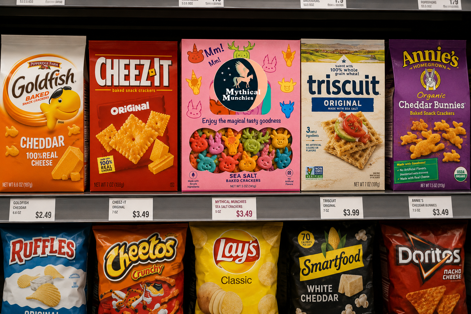 on shelf